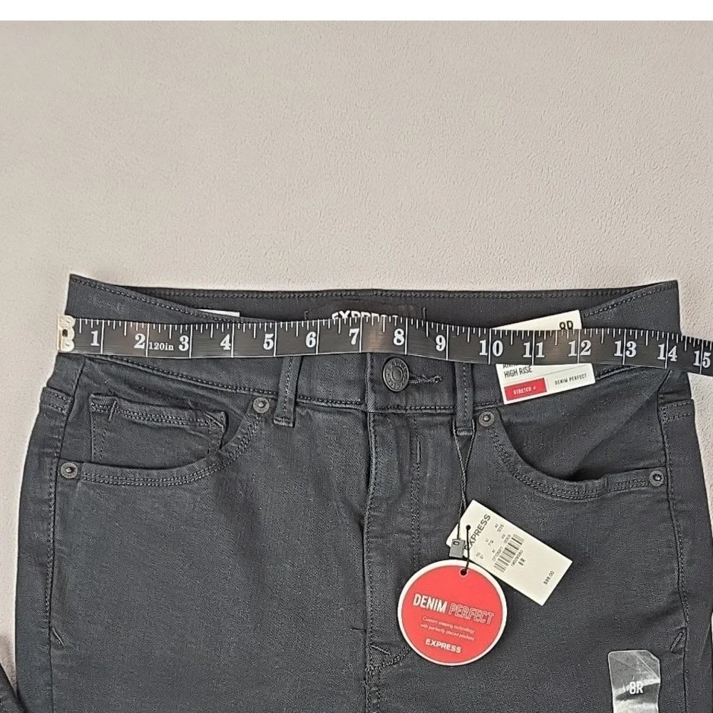 Express Womens 8R Ankle Legging Jeans Dark Wash Skinny NWT‎
